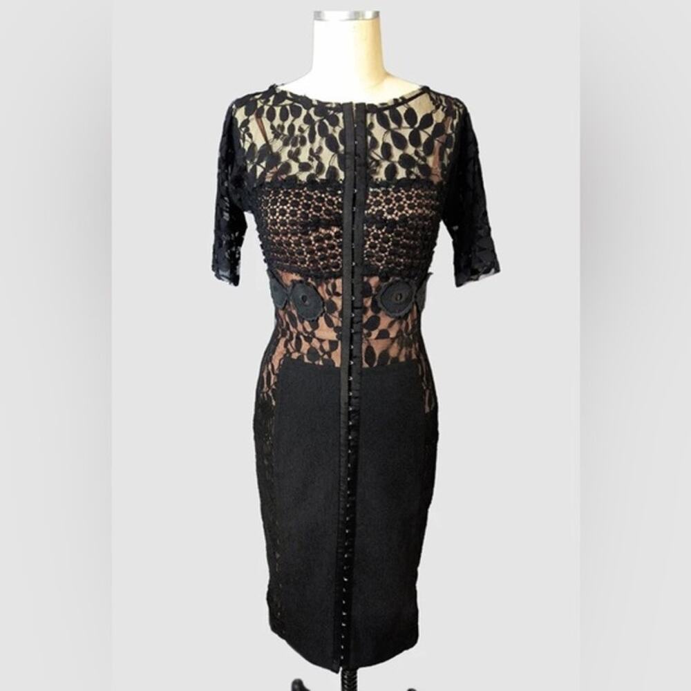 Vintage Anthropologie Beguile by Byron Lars Carissima Dress Sz 2 - Picture 3 of 12